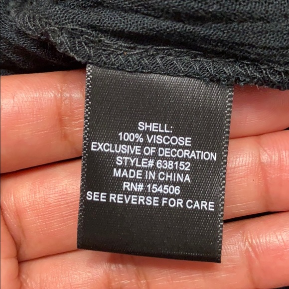 Curations Black Embroidered Open Cardigan XS/S - Picture 10 of 10